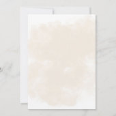 ああベビー!スリーピングベアーボホニュートラルベビーシャワー 招待状 (裏面)