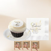 ああベビー!ニュートラルツインストークベビーシャワー 縁ありカクテルナプキン