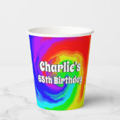 ああベビー!レッツブギーウリ鮮やかー誕生日 紙コップ (裏面)