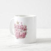 「ああベビー、女の子だ!」 魔法リビールマグカップ – スパイク コーヒーマグカップ (正面左)