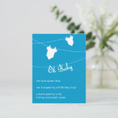 ああベビー!妊娠の発表 案内状 (スタンド正面)