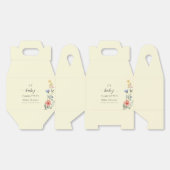 ああベビー!水の色ワイルドフラワーベビーシャワー フェイバーボックス (見開き)