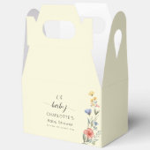 ああベビー!水の色ワイルドフラワーベビーシャワー フェイバーボックス (見開き)