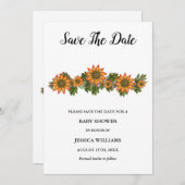 "ああベビー"秋のフローラ赤ちゃんシャワー セーブザデート (正面/裏面)