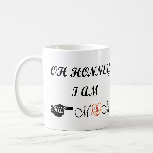 ああホニー私はあのママ コーヒーマグカップ (左)