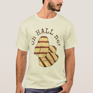ああホール（地獄）ダメ！ハロウミグリルチーズグルメ Tシャツ