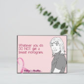 ああマンモグラム… ポストカード (スタンド正面)