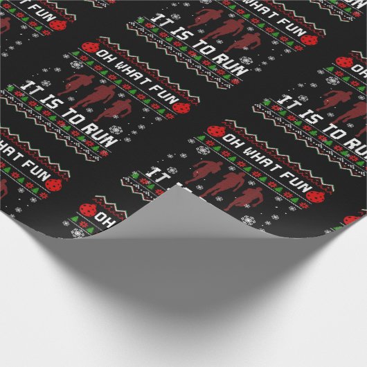 ああランヌの走クリスマスプレゼントって何だ ラッピングペーパー (角)