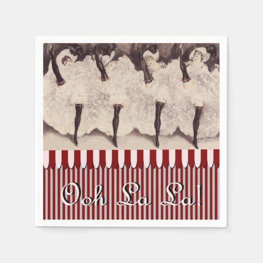 ああラ! スタンダードカクテルナプキン (正面)