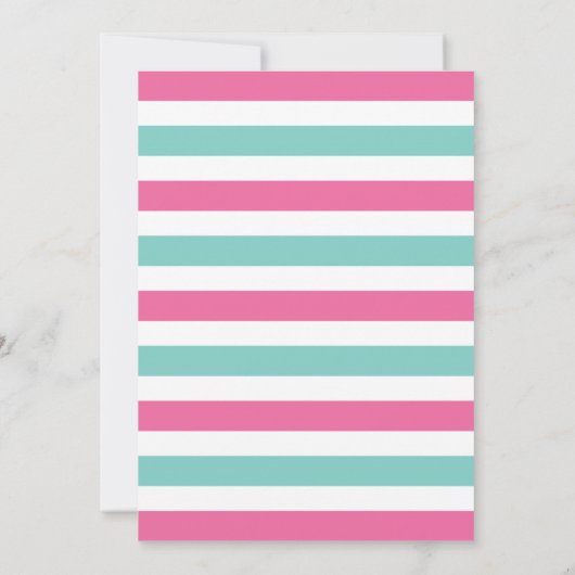 ああラ!パリ,フランスをテーマにした誕生日パーティー 招待状 (裏面)