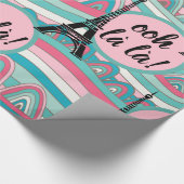 ああー！ボイラ！フランスのエッフェル塔 ラッピングペーパー (角)