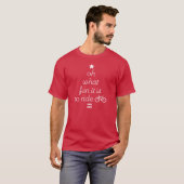 ああ乗るおもしろい、MTBクリスマス Tシャツ (正面フル)