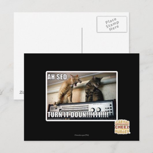 ああ伏せろ!! ポストカード (正面/裏面)