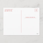 ああ何おもしろいかわいいスクリプトクリスマスフォト シーズンポストカード (裏面)