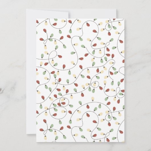 ああ何おもしろいかわいいトナカイの休日パーティー 招待状 (裏面)