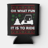 ああ何おもしろいそれはゴルフカートのクリスマス2024に乗ることである 缶クーラー (正面)