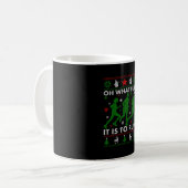 ああ何おもしろいだ走 コーヒーマグカップ (正面左)