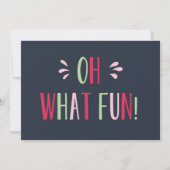 ああ何おもしろいのクリスマスハガキ シーズンカード (正面)