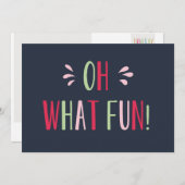 ああ何おもしろいのクリスマスハガキ シーズンカード (正面/裏面)