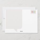 ああ何おもしろいのクリスマスハガキ シーズンカード (裏面)