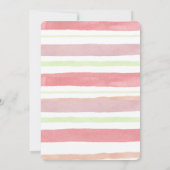 ああ何おもしろいの水の色クリスマスの葉のクリスマス 招待状 (裏面)