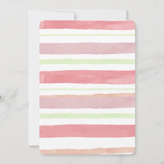 ああ何おもしろいの水の色クリスマスの葉のクリスマス 招待状 (裏面)