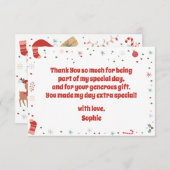 ああ何おもしろいの誕生日 サンキューカード (正面/裏面)