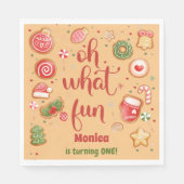 ああ何おもしろいの誕生日 スタンダードランチョンナプキン (正面)