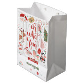 ああ何おもしろいの誕生日 ミディアムペーパーバッグ (正面アングル)