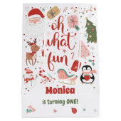 ああ何おもしろいの誕生日 ミディアムペーパーバッグ (裏面)