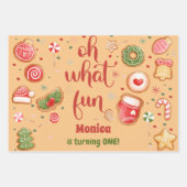 ああ何おもしろいの誕生日 ラッピングペーパーシート (正面)