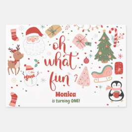 ああ何おもしろいの誕生日 ラッピングペーパーシート