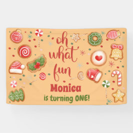 ああ何おもしろいの誕生日 横断幕