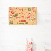 ああ何おもしろいの誕生日 横断幕 (インサイチュ)