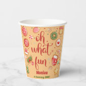 ああ何おもしろいの誕生日 紙コップ (正面)