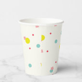 ああ何おもしろいカラフル紙吹雪子供の誕生日パーティー 紙コップ (右)