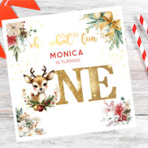 ああ何おもしろいクリスマスの最初の誕生日