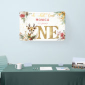 ああ何おもしろいクリスマスの最初の誕生日 横断幕 (トレードショー)