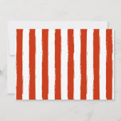 ああ何おもしろいクリスマスウィンターファースト誕生日パーティー 招待状 (裏面)