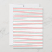 ああ何おもしろいクリスマスサンタそり誕生日パーティー 招待状 (裏面)