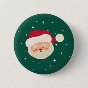 ああ何おもしろいクリスマスサンタ誕生日パーティー 缶バッジ