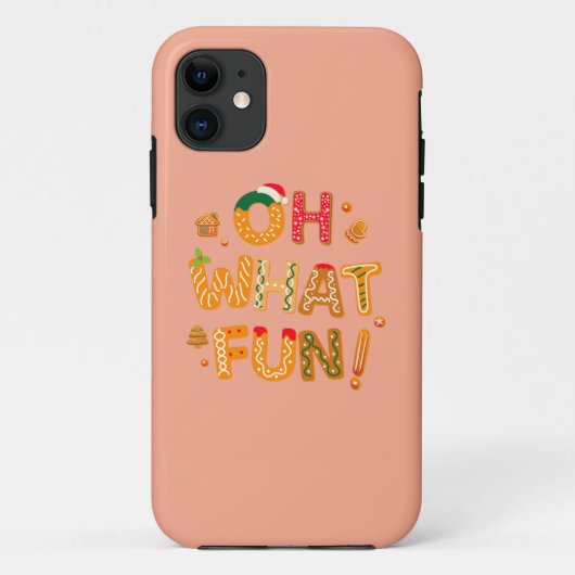 ああ何おもしろいクリスマスジンジャーブレッドCookie Case-Mate iPhoneケース (裏面)