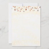 ああ何おもしろいクリスマスツリー誕生日パーティー 招待状 (裏面)