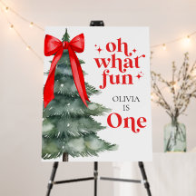ああ何おもしろいクリスマスツリー1st誕生日