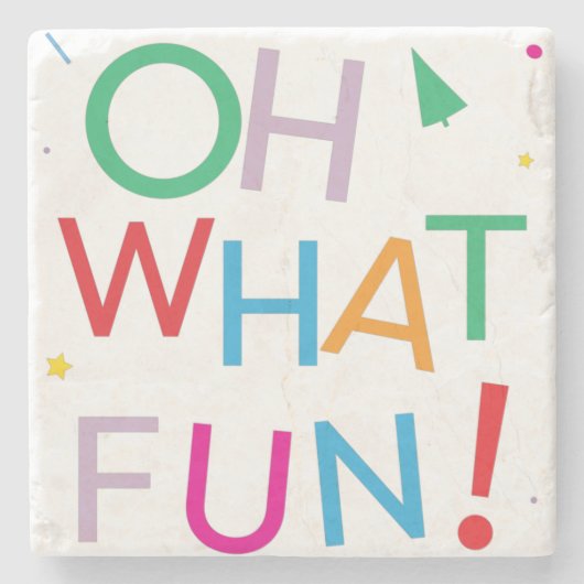 ああ何おもしろいクリスマスデコールストーンコースター ストーンコースター (正面)