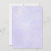 ああ何おもしろいクリスマスバースデーパーティーの招待 招待状 (裏面)