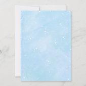 ああ何おもしろいクリスマスバースデーパーティーの招待 招待状 (裏面)