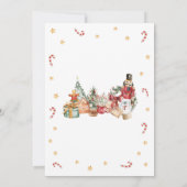 ああ何おもしろいクリスマスバースデーパーティー 招待状 (裏面)