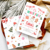 ああ何おもしろいクリスマスバースデーパーティー 招待状