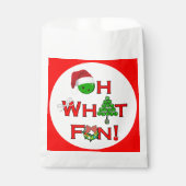 ああ何おもしろいクリスマスピックボールX – マスパーティーの好意 フェイバーバッグ (正面)